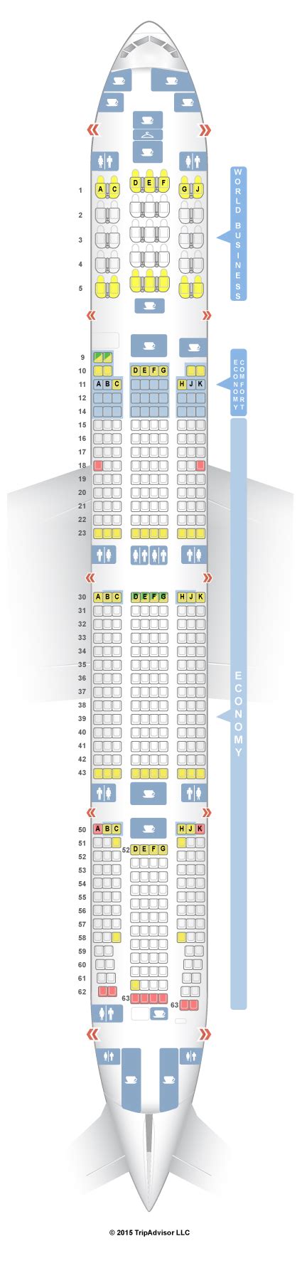 klm seat map